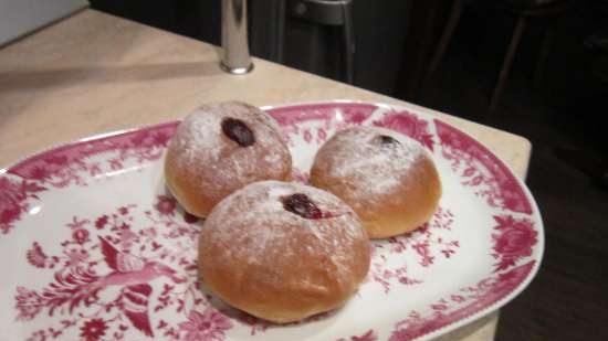 Sufganiet virtuļi no krāsns