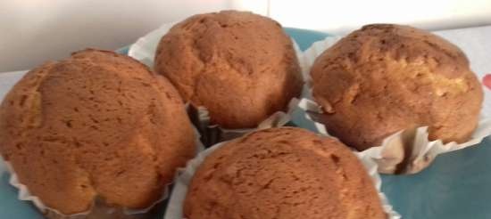 Banānu cupcakes