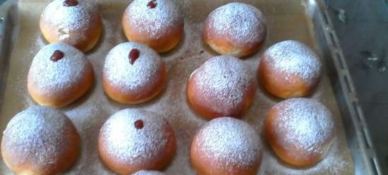 Sufganiet virtuļi no krāsns