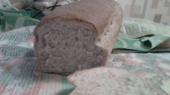 Gray bread with vodka