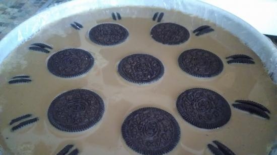 No-bake cake med Oreo cookies