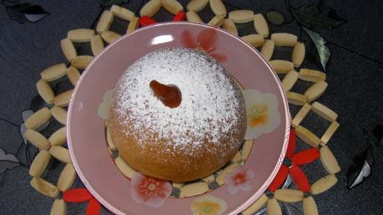 Sufganiet virtuļi no krāsns