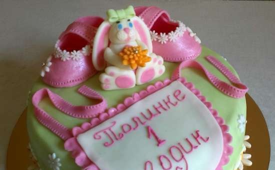 Cakes for birth, baptism, year (not numbers)