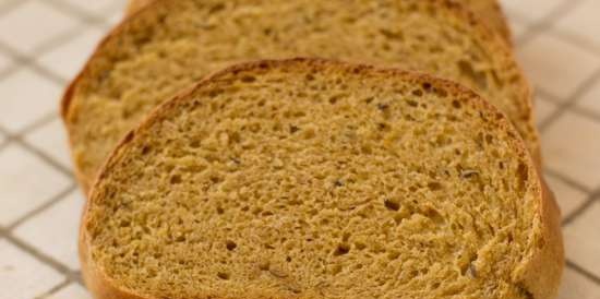 Gresskar eplebrød med lavendel (kaldgjæret)