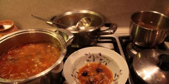 Cabbage soup with secret frying (recipe of our family)