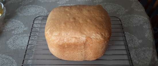 Daily white bread with live / pressed yeast in a Panasonic SD-2500 bread maker