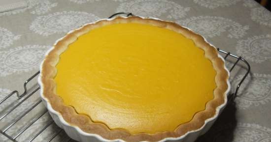 Gresskar og cottage cheese pie