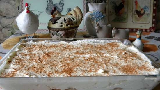 Apple tiramisu