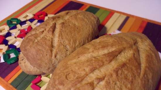 Wheat-rye bread in a bread maker (our family-proven recipe)