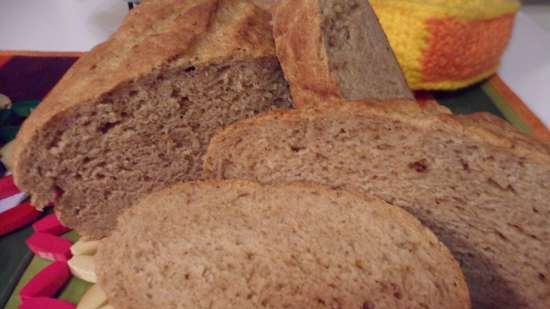 Wheat-rye bread in a bread maker (our family-proven recipe)