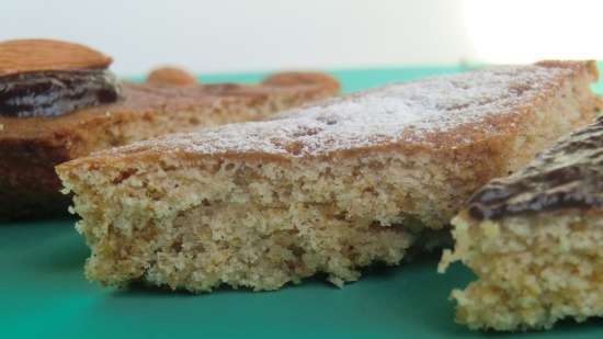 Rask pepperkake på et blad (Lebkuchen vom blech)