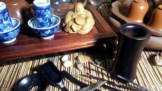 Gongfu cha or Chinese tea ceremony