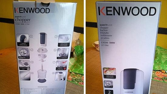 Kenwood CH 580. Chopperoversikt