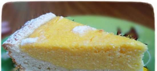 Gresskar og cottage cheese pie