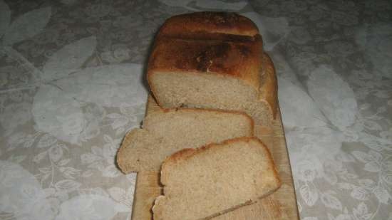 Wheat-rye bread with whole grain flour Peasant