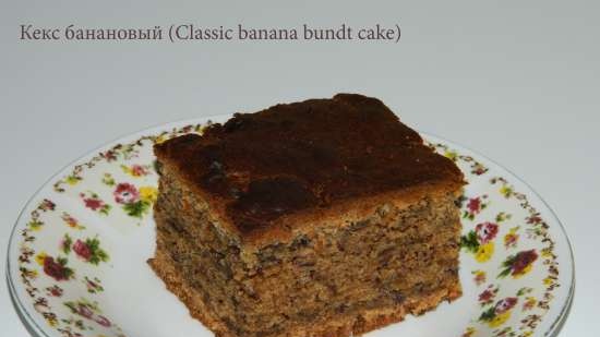 Banana cake (Classic banana bundt cake)