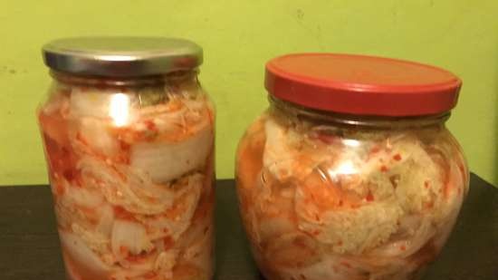 Čimča (chimchi, kimchi ...), vienkāršs gatavošanas veids