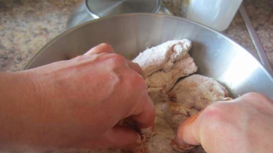 Chicken wings a la KFC with Teriyaki sauce