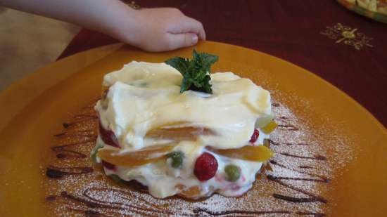 Deserts no augļiem un ogām Kopā uzceļam māju - vasaras ēdieni bērniem