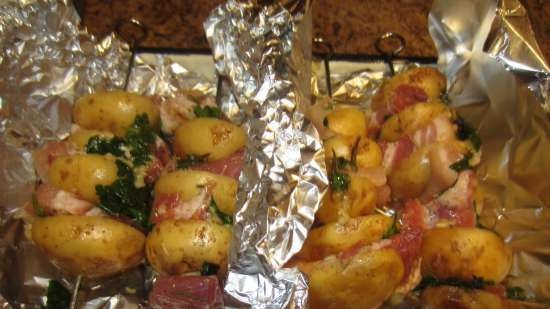 Lard and potatoes - our FSE (4 version of the shashlik)