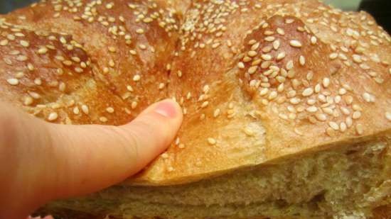 Brød med lavendel og bokhvete honning