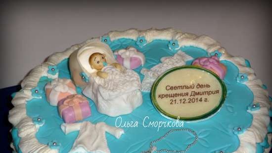 Cakes for birth, baptism, year (not numbers)