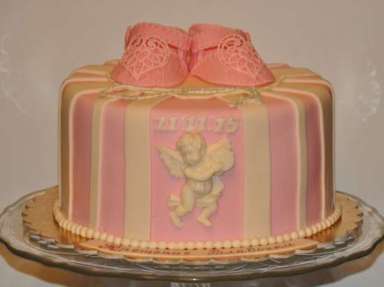 Cakes for birth, baptism, year (not numbers)