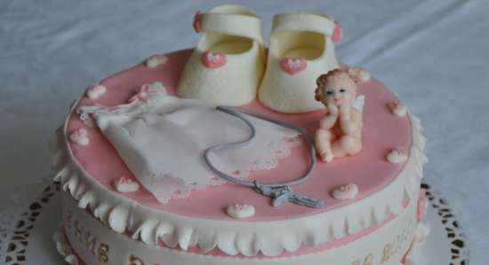 Cakes for birth, baptism, year (not numbers)