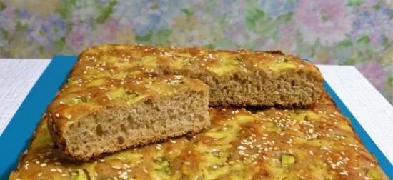 Hvete-rug nesten Focaccia