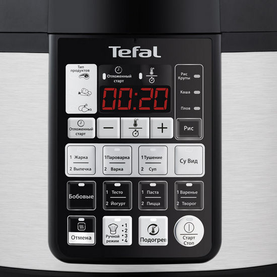 Tefal CY621D32. Multivarkas apraksts un raksturojums