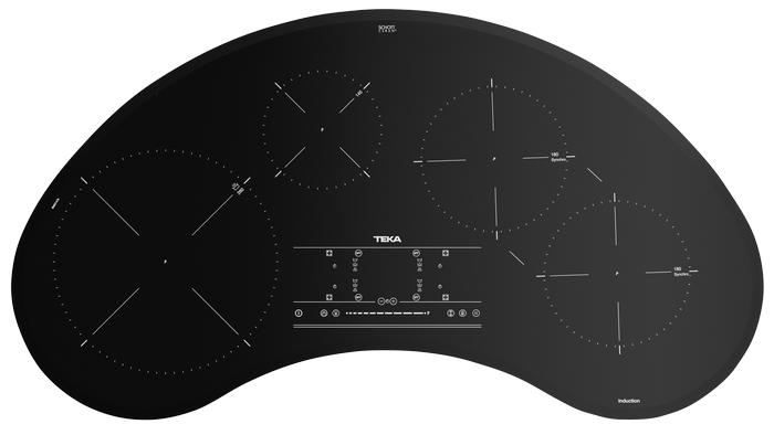 Teka Wish Maestro IRC 9430 KS. Vadības sviras indukcijas plīts