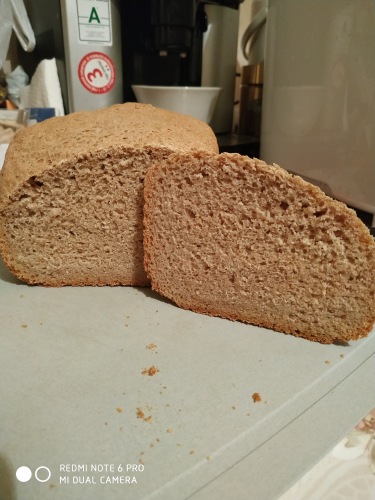 Wheat-rye bread with whole grain flour Peasant