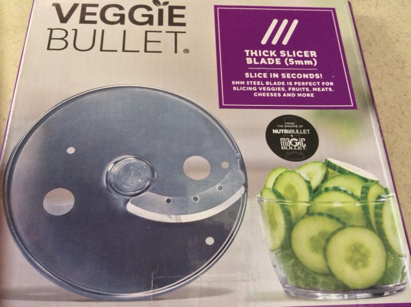 Veggie bullet 3 i 1: spiralizer, grønnsaksskjærer, skiver