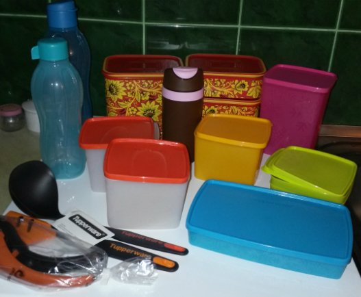 Plastfat Tupperware - anmeldelser