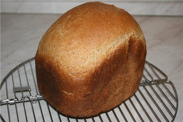 Brød med parmesan, tørre urter og kli