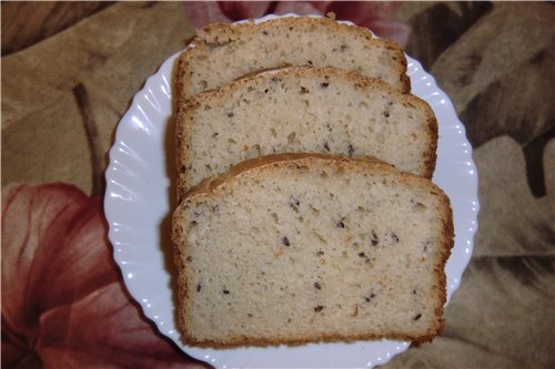 Oat-corn bread (bread maker)