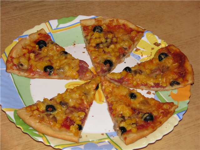 Pizza (instruksjoner for brødprodusenten)