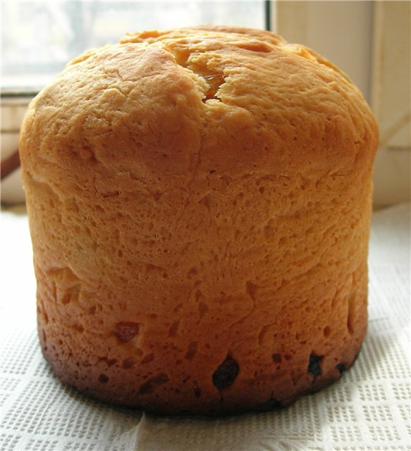 Kulich ar Myasoedovskaya krāsnī (meistarklase)