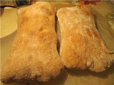 Čiabatta krāsnī