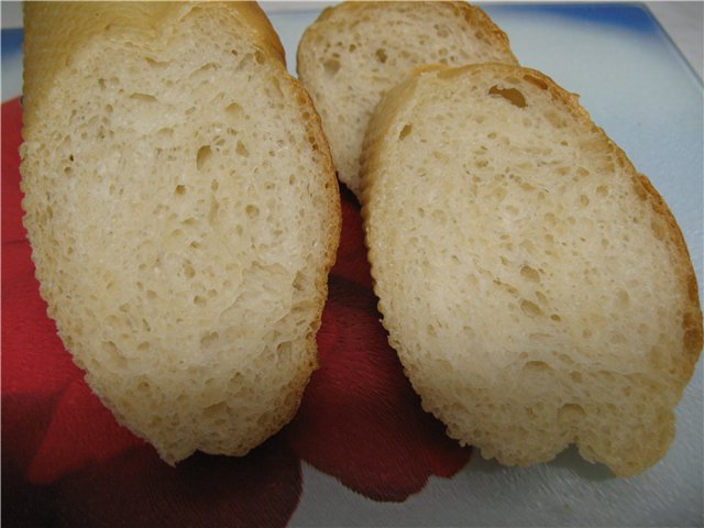 Bánh mì trên bột chín (tự lên men)