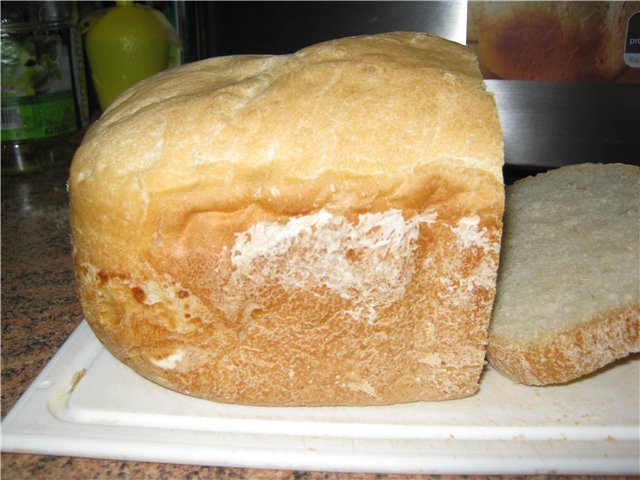 Fransk brød i en brødmaker