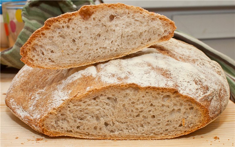 Bretoņu maize (Pain de Breton) krāsnī