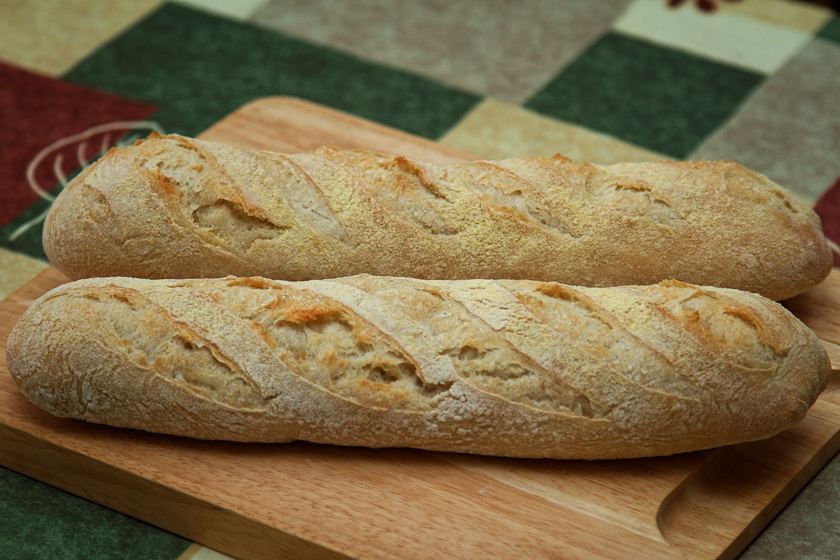 Franču bagete uz vecās mīklas / Baguette de pate fermentee (krāsns)