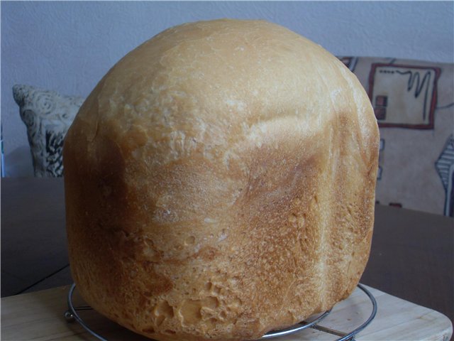 French bread in a bread maker