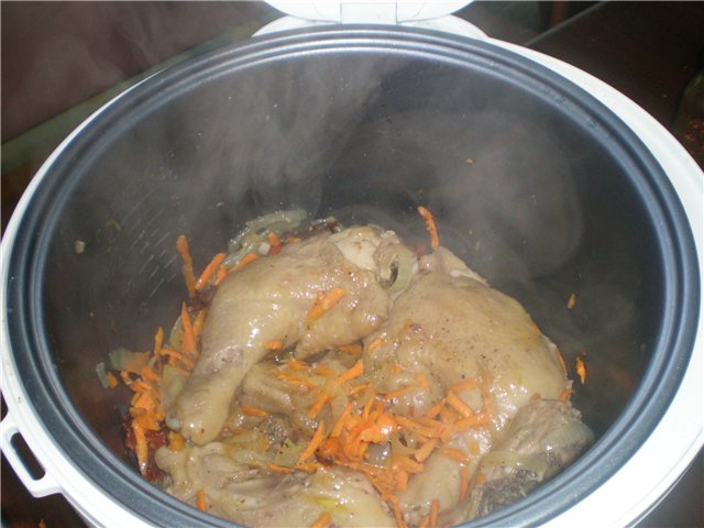 Kentang ayam (periuk nasi Clatronic)