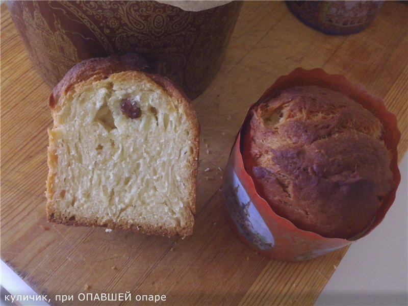 Kulich ar Myasoedovskaya krāsnī (meistarklase)