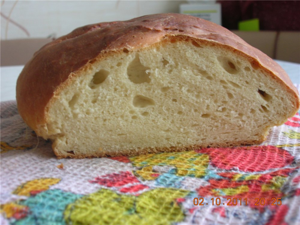 Sennep og melkebrød i en brødmaker