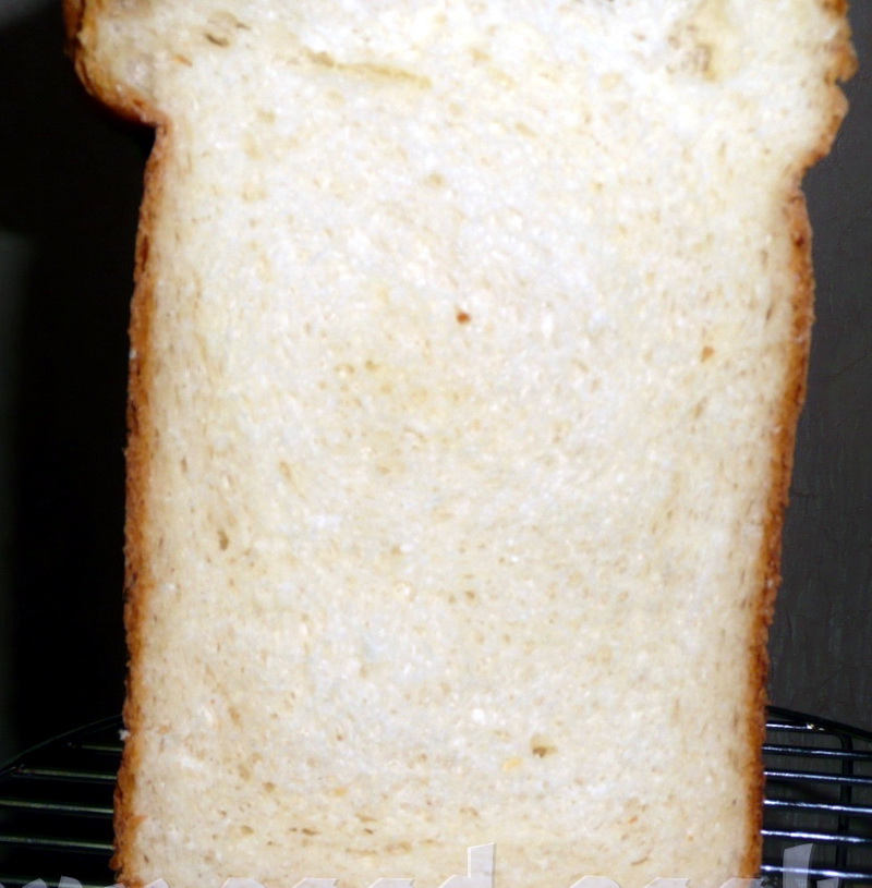 Wheat bread on kefir with cheese in a bread maker