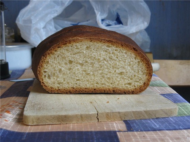 Belgian wheat bread (oven)