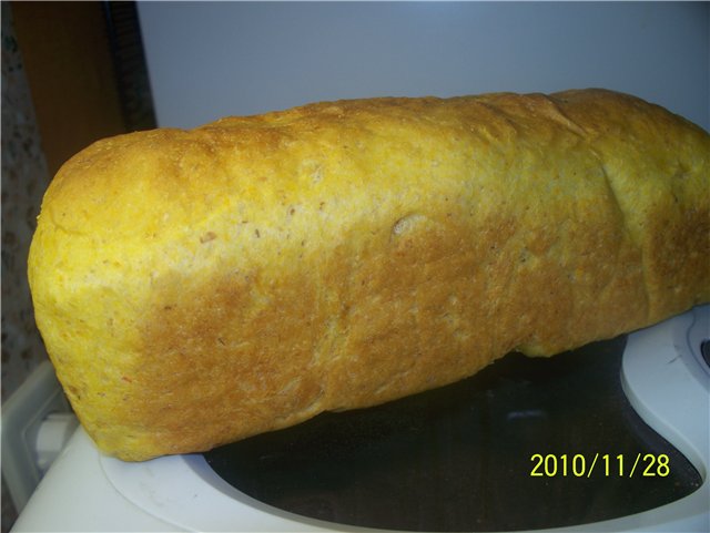 Burkānu-auzu krējuma maize (krāsns)